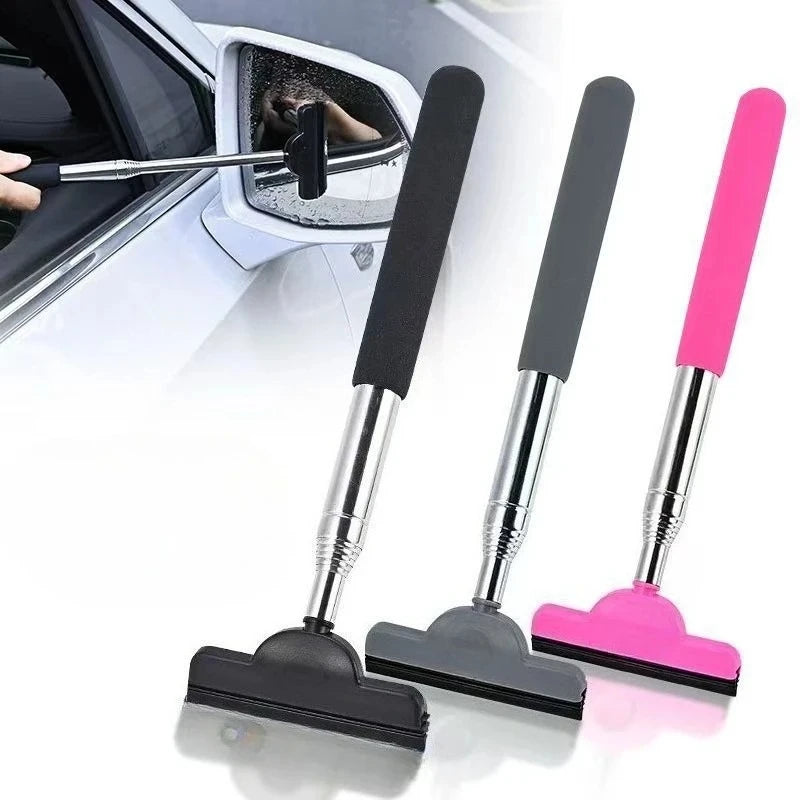 Car Side Mirror & Window Wiper – Extendable Glass Cleaning Tool