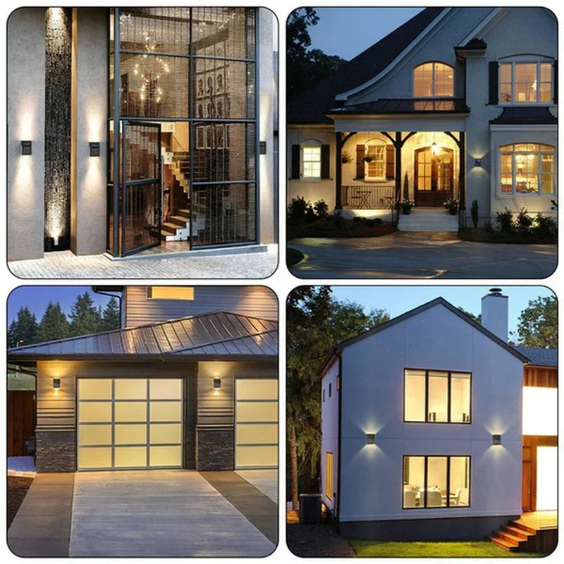 Solar LED Fence Lights – Waterproof Outdoor Wall & Garden Lights