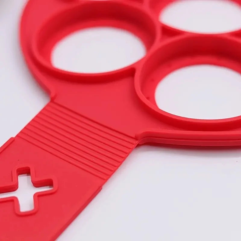 7-Hole Silicone Egg & Pancake Mould – Non-Stick Breakfast Maker