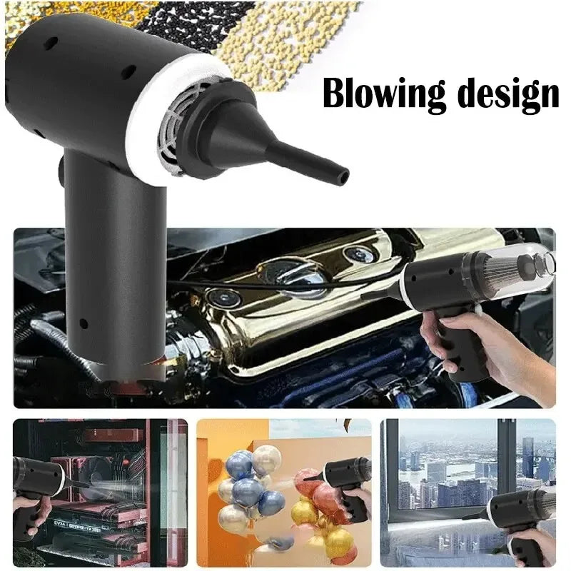 Cordless Handheld Vacuum Cleaner – Portable USB Rechargeable Mini Vacuum