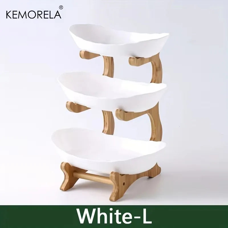 2/3 Tier Fruit & Snack Serving Stand
