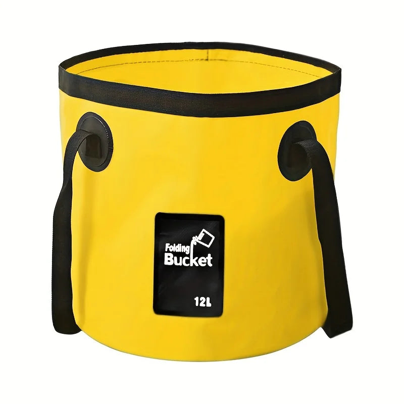 Collapsible Folding Bucket 12L | Portable Water Storage Bucket for Camping, Fishing & Outdoor Adventures