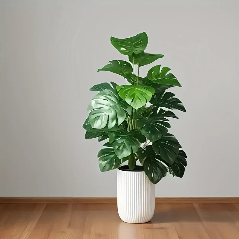 Artificial Monstera Plant – Lush Tropical Greenery for Every Space (Without Pot)