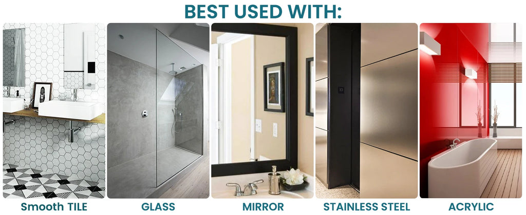 TALI Fogless Shower Mirror with Razor Holder – Shatterproof No-Drill Bathroom Mirror