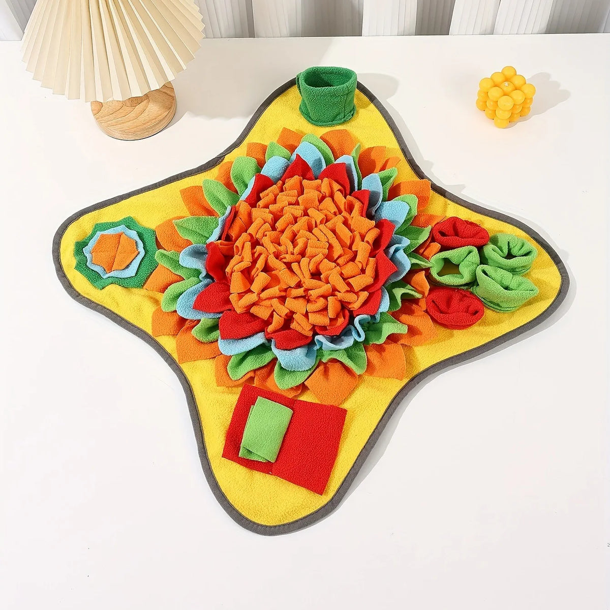 Interactive Dog Snuffle Mat – Slow Feeder Puzzle Toy for Mental Enrichment & Foraging