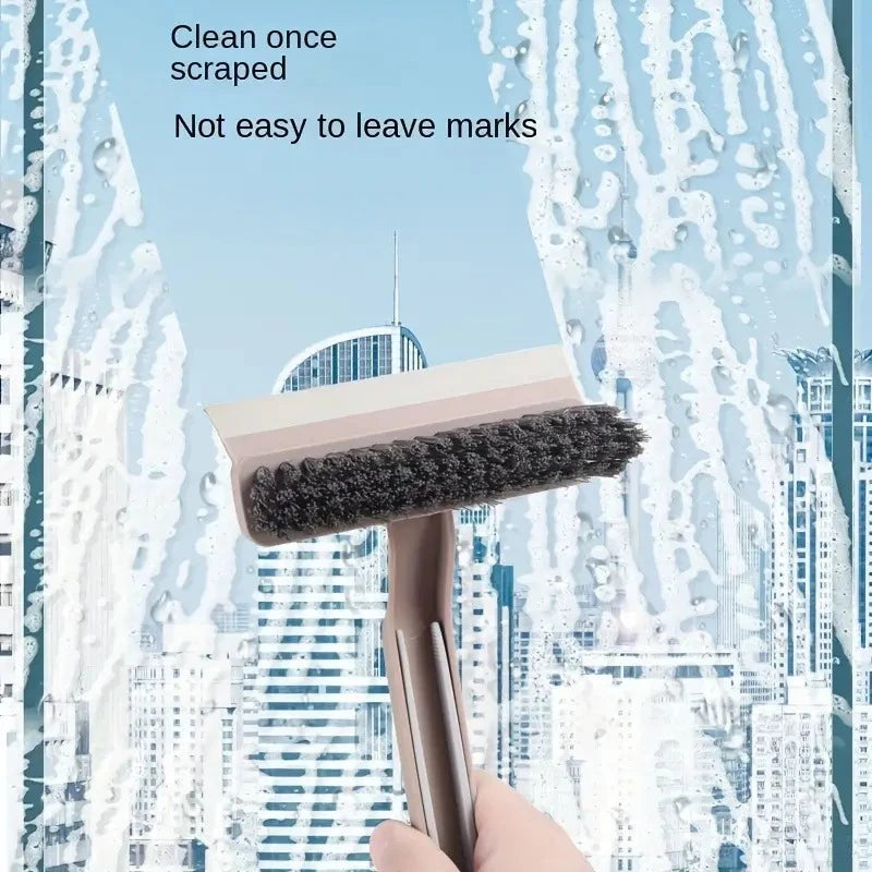 Multi-Purpose Tile & Crevice Cleaning Brush – Rotating Hard-Bristle Scrubber
